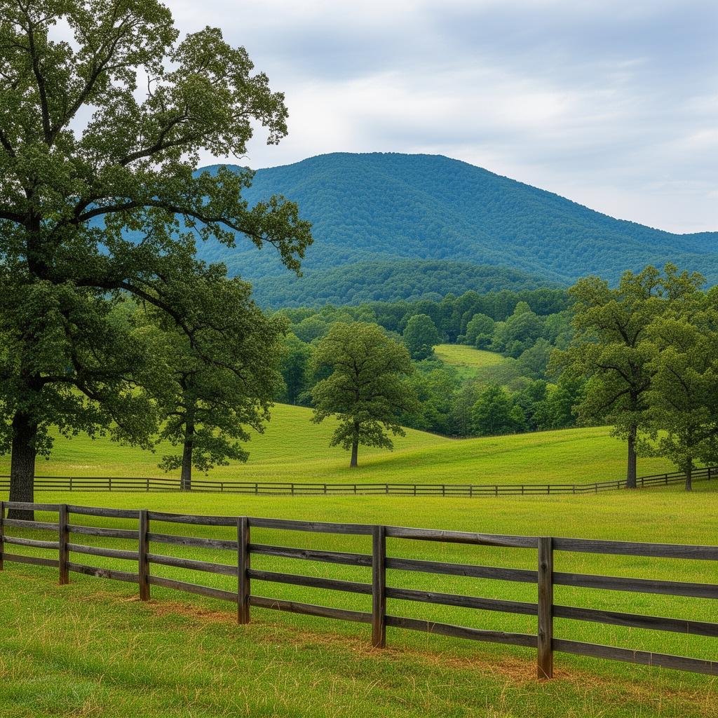 Rural pasture land for sale in Whitfield County Georgia