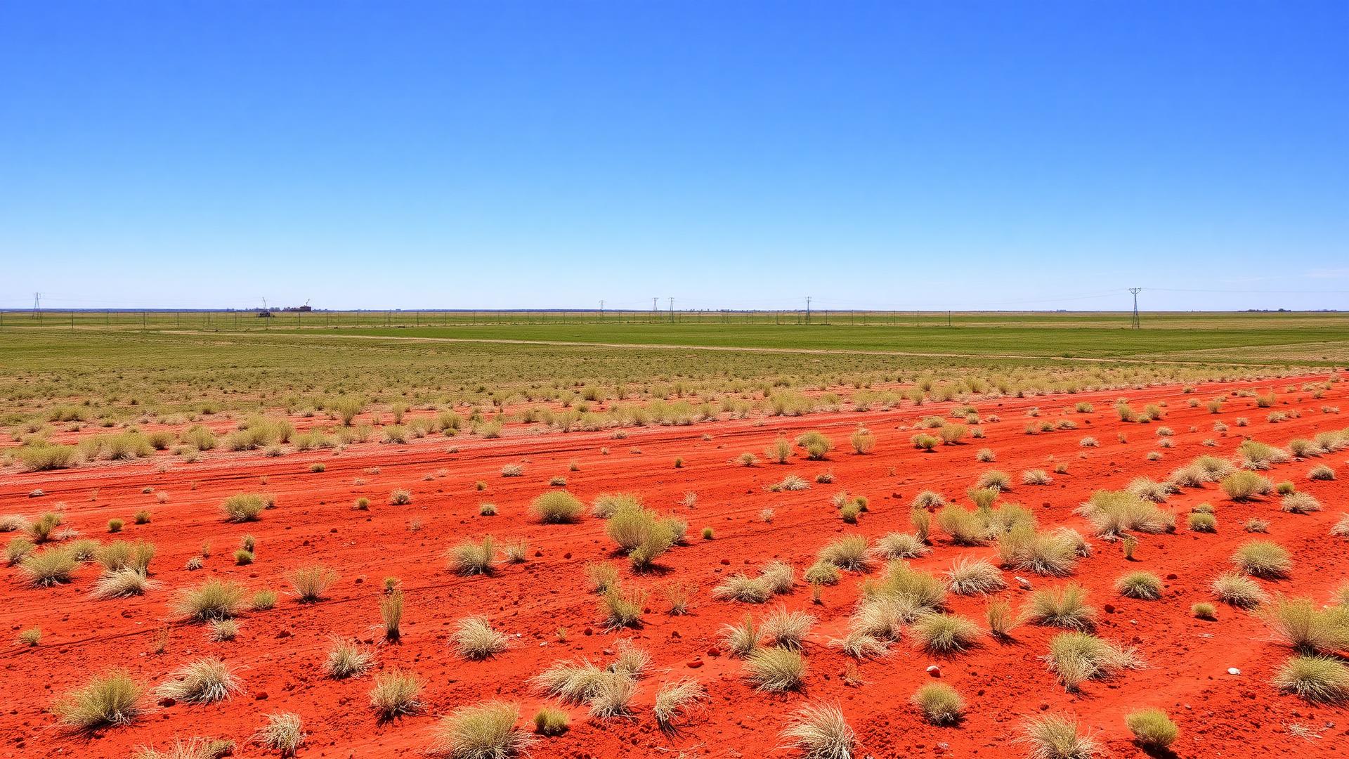 Rural land with open prairies in Wichita Falls Texas