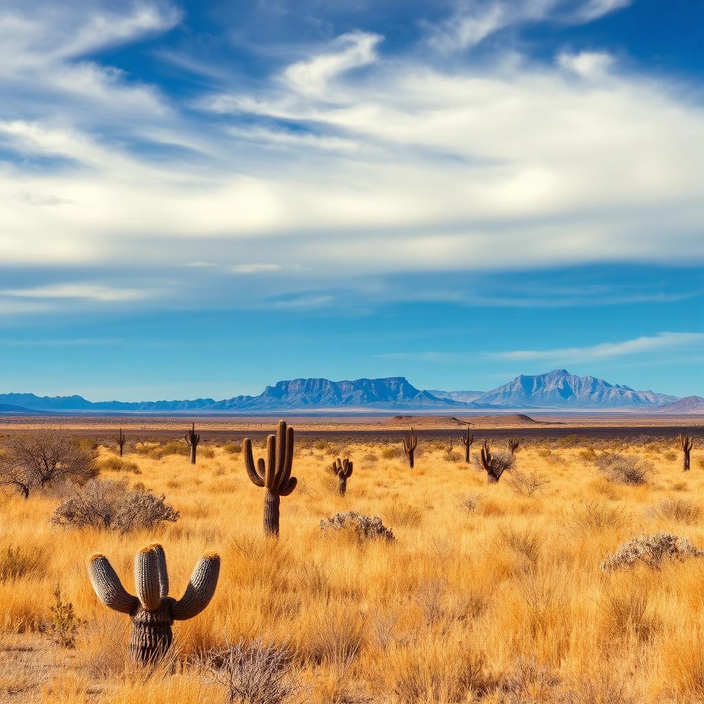 Chihuahuan Desert landscape on the Y Bar O Ranch