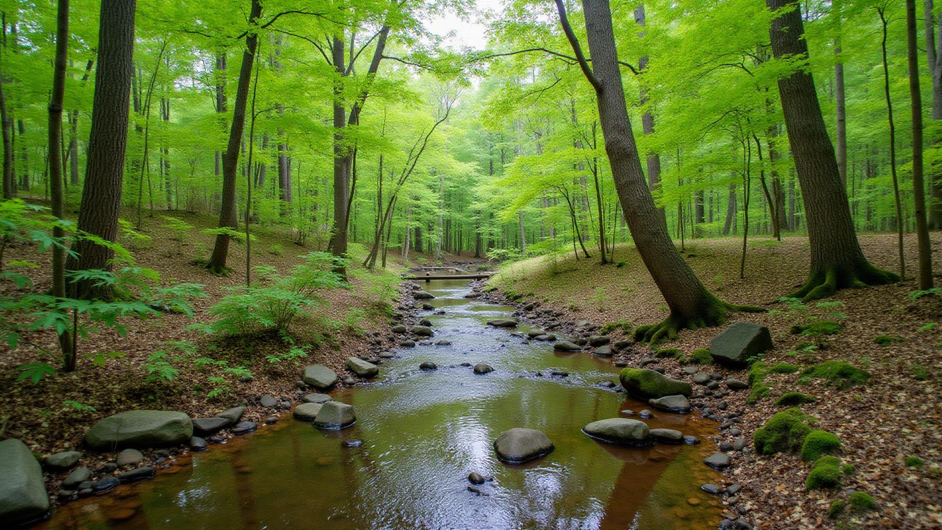 Wooded land with creek in York County
